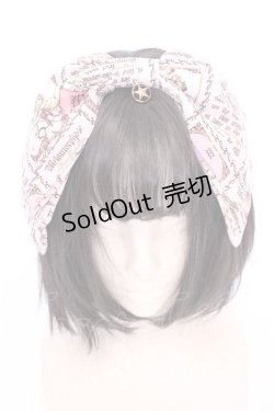 画像1: metamorphose / horoscope of fate リボンヘアバンド  ピンク O-25-08-09-1042-ME-AC-OW-ZT450