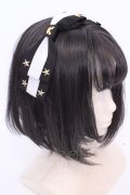 Angelic Pretty / Carnival Little Starカチューシャ  クロ×シロ O-25-08-09-1045-AP-AC-IG-OS
