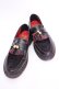 画像1: Dr.Martens （Getta Grip） / ADRIAN YOTDタッセルローファー UK7 ブラック×レッド O-25-08-09-1053-PU-SH-IG-OS (1)