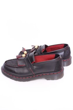 画像2: Dr.Martens （Getta Grip） / ADRIAN YOTDタッセルローファー UK7 ブラック×レッド O-25-08-09-1053-PU-SH-IG-OS