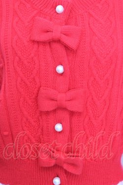 画像2: Angelic Pretty / ぷくぷくハートカーディガン  アカ O-25-08-09-1006-AP-TO-IG-OS