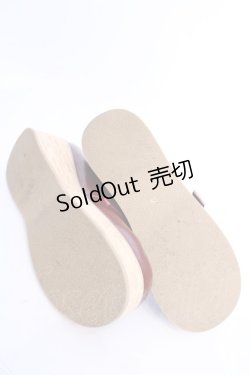 画像6: MODO（海外ロリィタ） / 木目調 厚底ストラップシューズ 38 ワイン O-25-08-09-1054-LO-SH-IG-ZT087