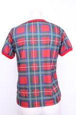 画像3: Hei Hei / チェックミニTシャツ  アカ O-25-08-09-1008-LO-TO-IG-ZT065 (3)