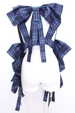 画像4: HEIHEI / カオスリボンハーネス  ブルー O-25-08-09-1010-PU-ZA-IG-OS