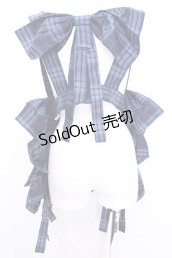 画像4: HEIHEI / カオスリボンハーネス  ブルー O-25-08-09-1010-PU-ZA-IG-OS