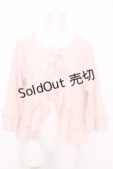 PINK HOUSE / ミニリボンいっぱいニットカーディガン  ピンク O-25-08-09-1011-LO-TO-IG-OS