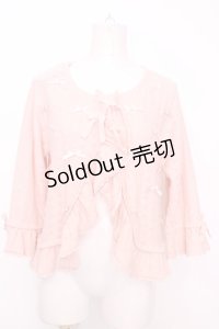PINK HOUSE / ミニリボンいっぱいニットカーディガン  ピンク O-25-08-09-1011-LO-TO-IG-OS
