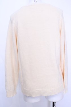 画像3: PINK HOUSE / クッキーラビッツモチーフニットプルオーバー  アイボリー O-25-08-09-1017-LO-TO-IG-OS