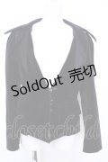 MIHO MATSUDA / 別珍ジャケット M ブラック O-25-08-09-1018-GO-JA-YM-OS