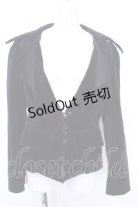 MIHO MATSUDA / 別珍ジャケット M ブラック O-25-08-09-1018-GO-JA-YM-OS