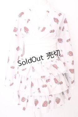 画像1: Ank Rouge / CHERRY BERRY PRINCESS　浴衣ワンピース  ピンク O-25-08-09-1019-CA-OP-IG-OS