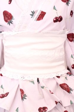 画像2: Ank Rouge / CHERRY BERRY PRINCESS　浴衣ワンピース  ピンク O-25-08-09-1019-CA-OP-IG-OS