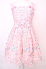 画像1: Angelic Pretty / Sugary Carnivalジャンパースカート  ピンク O-25-08-09-1020-AP-OP-YM-OS (1)