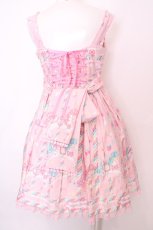 画像4: Angelic Pretty / Sugary Carnivalジャンパースカート  ピンク O-25-08-09-1020-AP-OP-YM-OS (4)