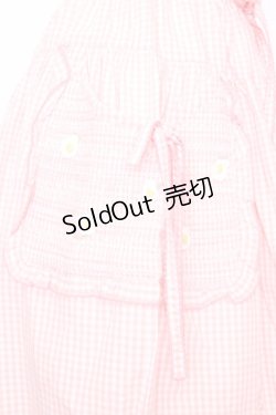 画像2: PINK HOUSE / スモッキング刺繍使いギンガムチェックスカート  ピンク O-25-08-09-1022-LO-SK-IG-OS