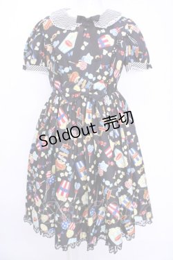 画像1: Angelic Pretty / Happy Park Carnivalワンピース  クロ O-25-08-09-1025-AP-OP-IG-OS