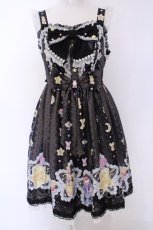 画像1: Angelic Pretty / Dreamy Night Cakesジャンパースカート  クロ O-25-08-09-1026-AP-OP-IG-OS (1)