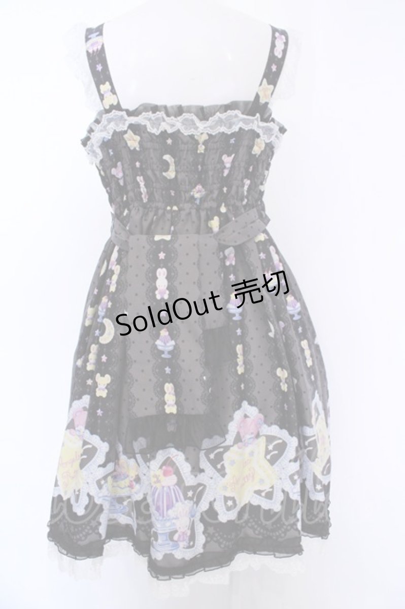 画像4: Angelic Pretty / Dreamy Night Cakesジャンパースカート  クロ O-25-08-09-1026-AP-OP-IG-OS (4)