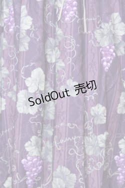 画像3: 仲夏物語（海外ロリィタ） / ロワールのブドウ園3.0 ジャンパースカート L パープル O-25-08-09-1028-LO-OP-IG-OS