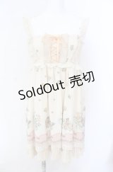 axes femme / ネコ花パネル柄ベアチュニック  オフ O-25-08-09-006-AX-OP-IG-OS