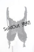 Qutie Frash / ラメベスト  ブラック×ゴールド O-25-08-09-014-QU-TO-IG-OS