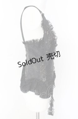 画像3: Qutie Frash / ラメベスト  ブラック×ゴールド O-25-08-09-014-QU-TO-IG-OS