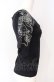 画像2: Qutie Frash / プリントスリーブTシャツ【旧タグ】  ブラック×シルバー O-25-08-09-018-QU-TO-IG-OS (2)