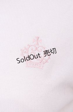 画像2: Innocent World / 王冠刺繍ハイネックプルオーバー  ピンク O-25-08-09-023-IW-TO-OW-OS