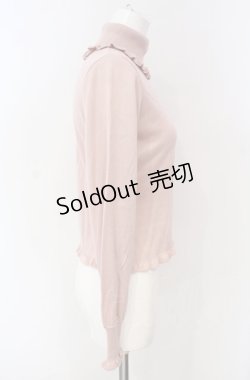 画像3: Innocent World / 王冠刺繍ハイネックプルオーバー  ピンク O-25-08-09-023-IW-TO-OW-OS