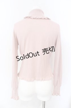 画像4: Innocent World / 王冠刺繍ハイネックプルオーバー  ピンク O-25-08-09-023-IW-TO-OW-OS