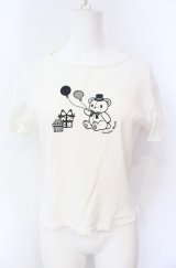 Innocent World / プレゼントテディベアカットソー  シロ O-25-08-09-003-IW-TO-IG-OS