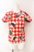 Emily Temple cute / スウィーツ柄Tシャツ 160ｃｍ アカ O-25-08-09-027-ET-TO-OW-OS