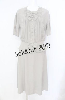 画像1: INGEBORG / リボン使いセットアップ  グリーン O-25-08-10-001-LO-SK-OW-ZI