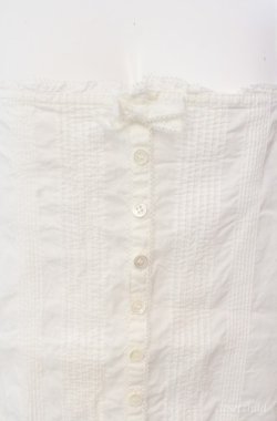 画像2: KETTY / ピンタックフリルキャミソール M シロ O-25-08-10-048-EL-TO-OW-OS