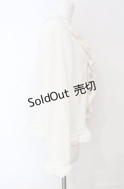画像4: KETTY / ラッフルフリルブラウス  シロ O-25-08-10-050-EL-BL-OW-OS
