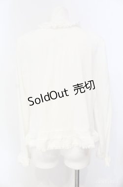画像5: KETTY / ラッフルフリルブラウス  シロ O-25-08-10-050-EL-BL-OW-OS