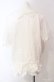 画像4: KETTY / ラッフルフリル半袖ブラウス M シロ O-25-08-10-054-EL-BL-OW-OS (4)