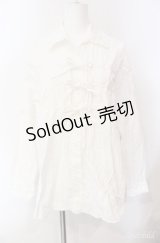 Pao de lo / タック使いブラウス 9号 シロ O-25-08-10-055-LO-BL-OW-OS