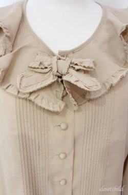 画像2: KETTY / ラッフルフリル使いブラウス M ベージュ O-25-08-10-056-EL-BL-OW-OS