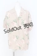 INGEBORG / 薔薇柄ブラウス  ピンク O-25-08-10-073-LO-BL-OW-ZI