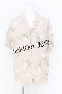 INGEBORG / 薔薇柄ブラウス  ピンク O-25-08-10-073-LO-BL-OW-ZI