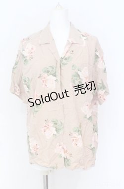 画像1: INGEBORG / 薔薇柄ブラウス  ピンク O-25-08-10-073-LO-BL-OW-ZI
