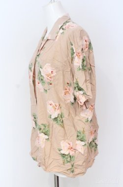 画像2: INGEBORG / 薔薇柄ブラウス  ピンク O-25-08-10-073-LO-BL-OW-OS