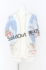 INGEBORG / 航海柄ブラウス  ブルー系 O-25-08-10-076-LO-BL-OW-OS