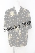 KANEKO ISAO / 鈴蘭柄ピンタックブラウス  クロ O-25-08-10-011-EL-BL-OW-ZI