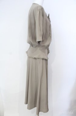 画像3: INGEBORG / リボン使いセットアップ  グリーン O-25-08-10-001-LO-SK-OW-OS