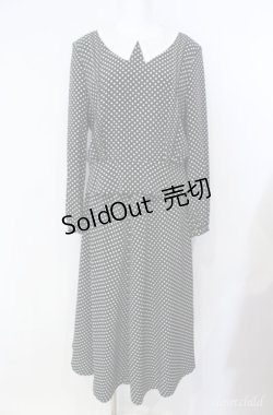 画像1: INGEBORG / ドット柄セットアップ  クロ×シロ O-25-08-10-002-LO-BL-OW-ZI