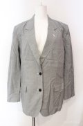 KANEKO ISAO / バック刺繍ジャケット  クロ O-25-08-10-022-EL-JA-OW-OS