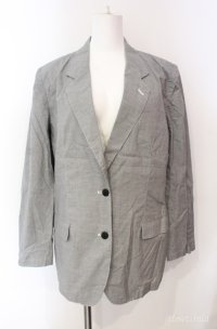 KANEKO ISAO / バック刺繍ジャケット  クロ O-25-08-10-022-EL-JA-OW-ZI