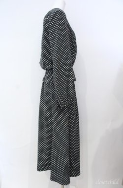 画像2: INGEBORG / ドット柄セットアップ  クロ×シロ O-25-08-10-002-LO-BL-OW-OS